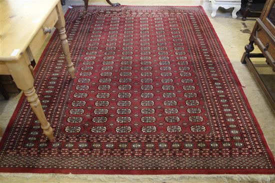 Large red ground rug